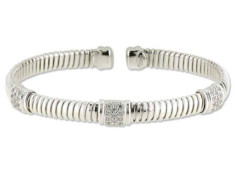 00-99 Pulsera plata 925 abierta textura