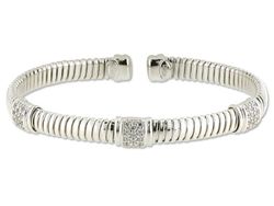 00-99 Pulsera plata 925 abierta textura