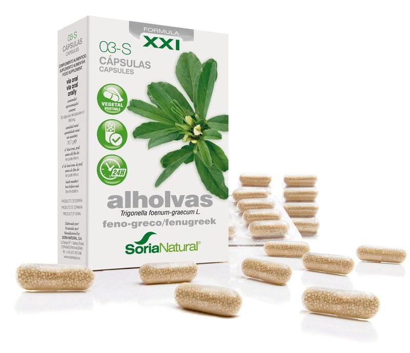 03-S Alholvas S Xxi Liberación Prolongada 690mg 30 Cápsulas Soria Natural