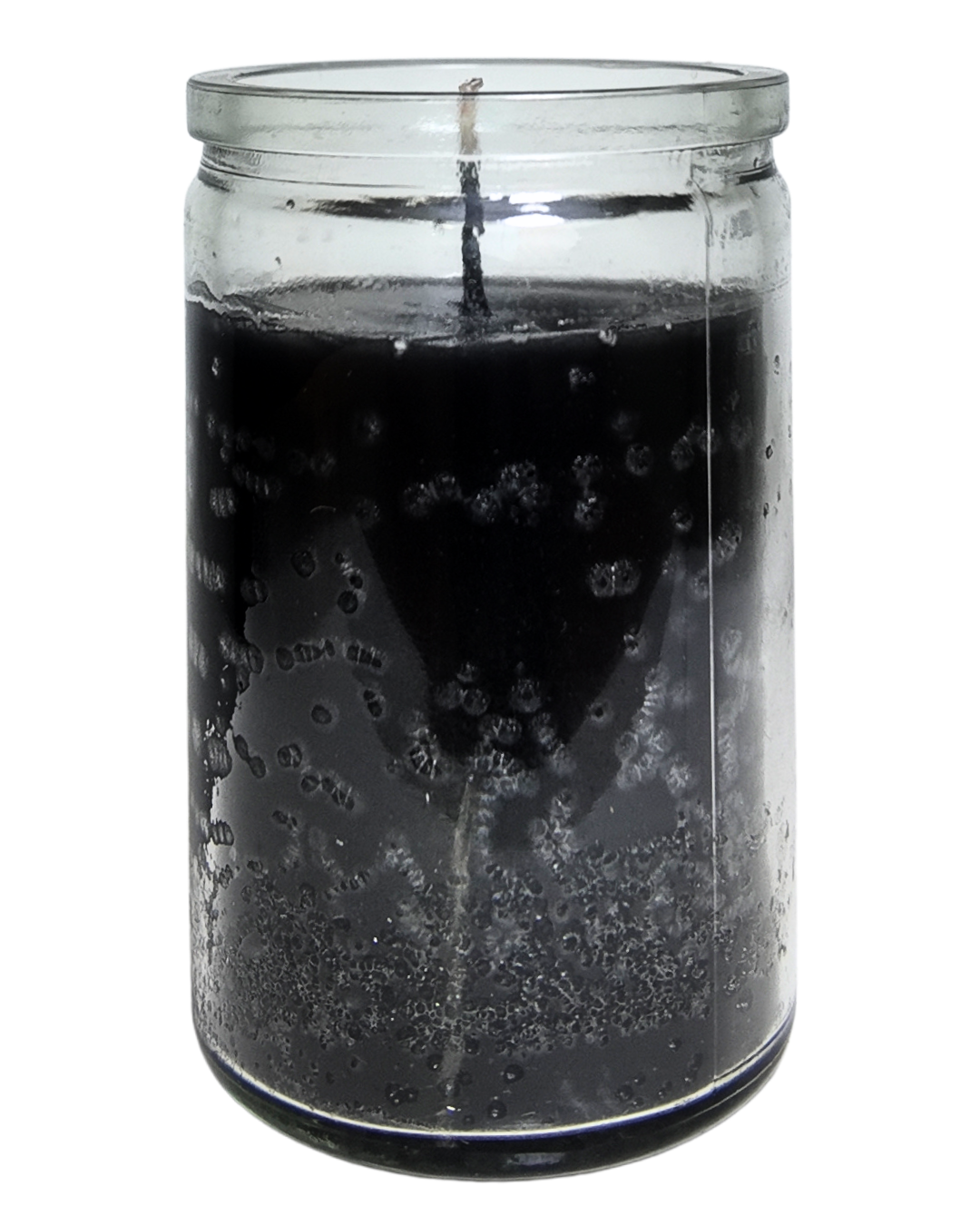 ½ Velón Negro en Cristal - Limpieza y Bloqueo