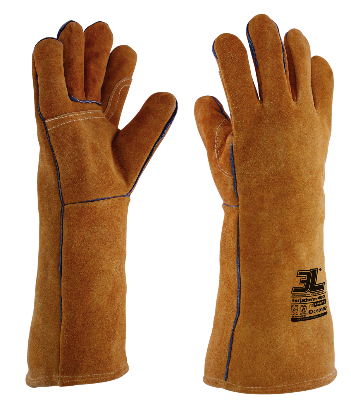 [1 par] Guantes de piel Forjatherm 400