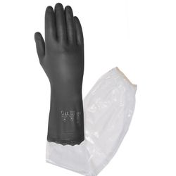 [1 par] Guantes industriales hasta el hombro de PVC