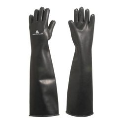 [1 par] Guantes para arenadora de látex negro