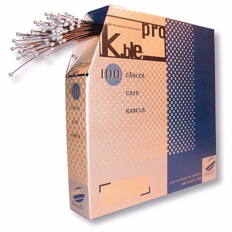 100 cables cambio inoxidable shimano 1.2x2000