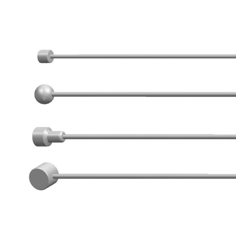 100 cables de cambio acero inoxidable 1.2-2250 mm