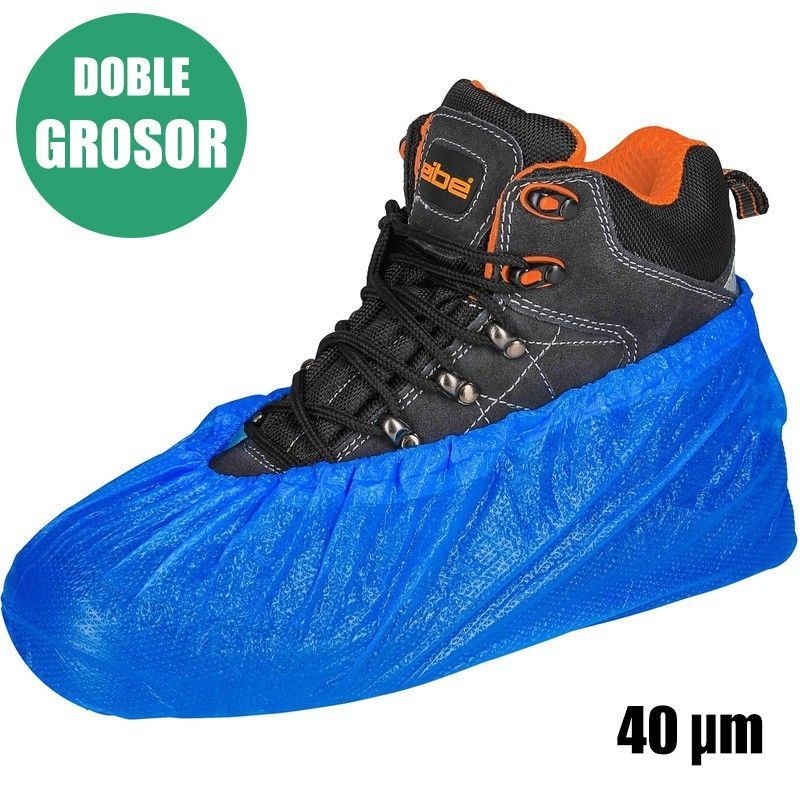 [100u] Cubrezapatos de polietileno doble grosor