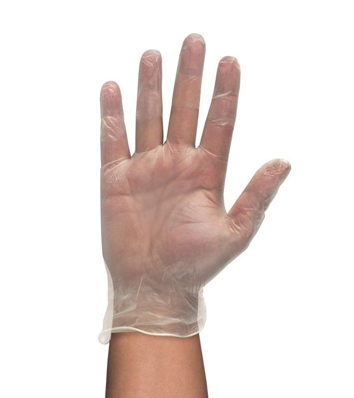 [100u] Guantes un solo uso de vinilo sin polvo