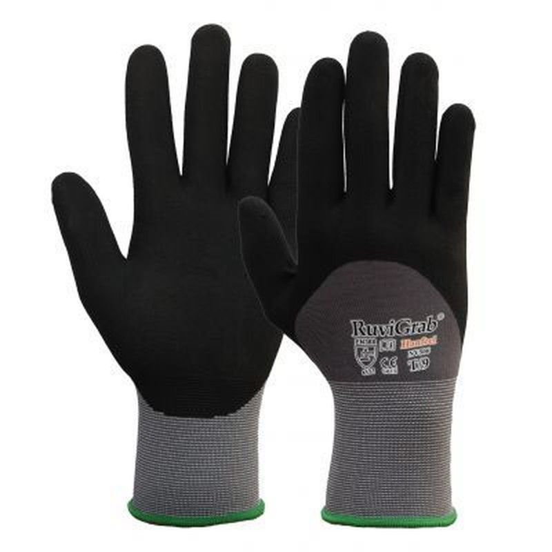 [12 pares] Guante con soporte de nylon/lycra sin costuras