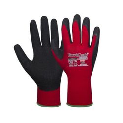 [12 pares] Guante de nylon y látex sin costuras