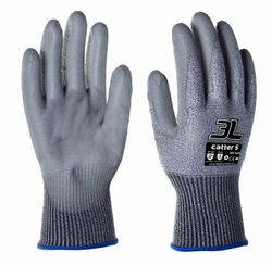 [12 pares] Guantes anticorte poliuretano CATTER 5
