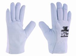 [12 pares] Guantes de cabritilla transpirables interlock