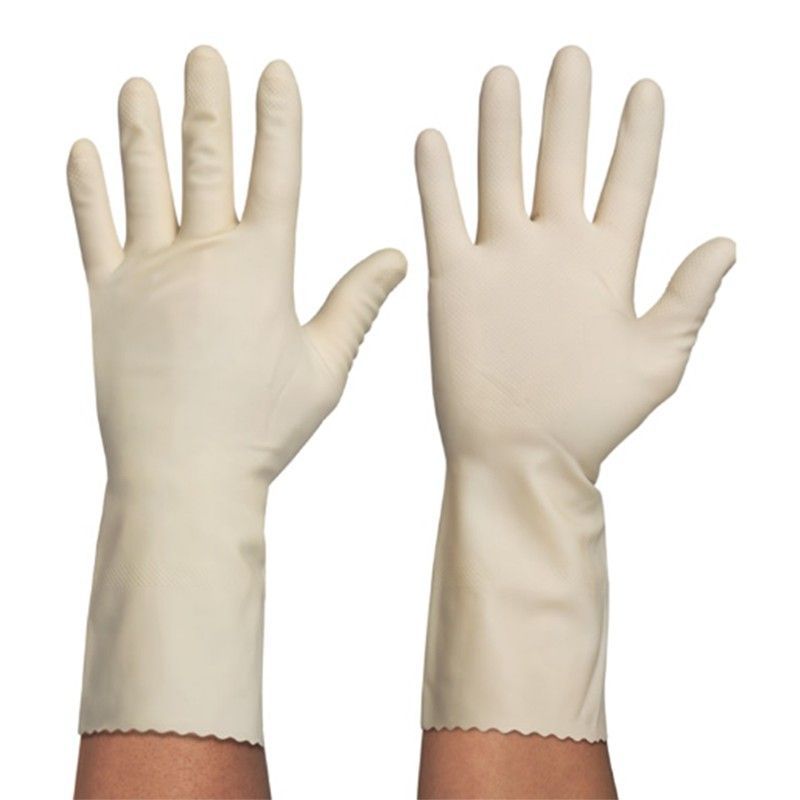 [12 pares] Guantes de látex satinado uso alimentario