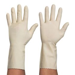 [12 pares] Guantes de látex satinado uso alimentario