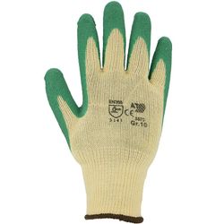[12 pares] Guantes de látex sobre soporte de algodón