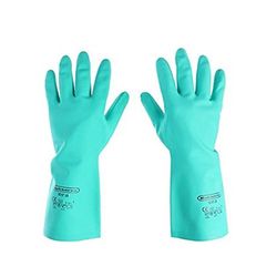 [12 pares] Guantes de nitrilo superior flocado