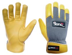 [12 pares] Guantes de piel para bricolaje 3L King