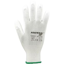 [12 pares] Guantes de poliuretano blancos