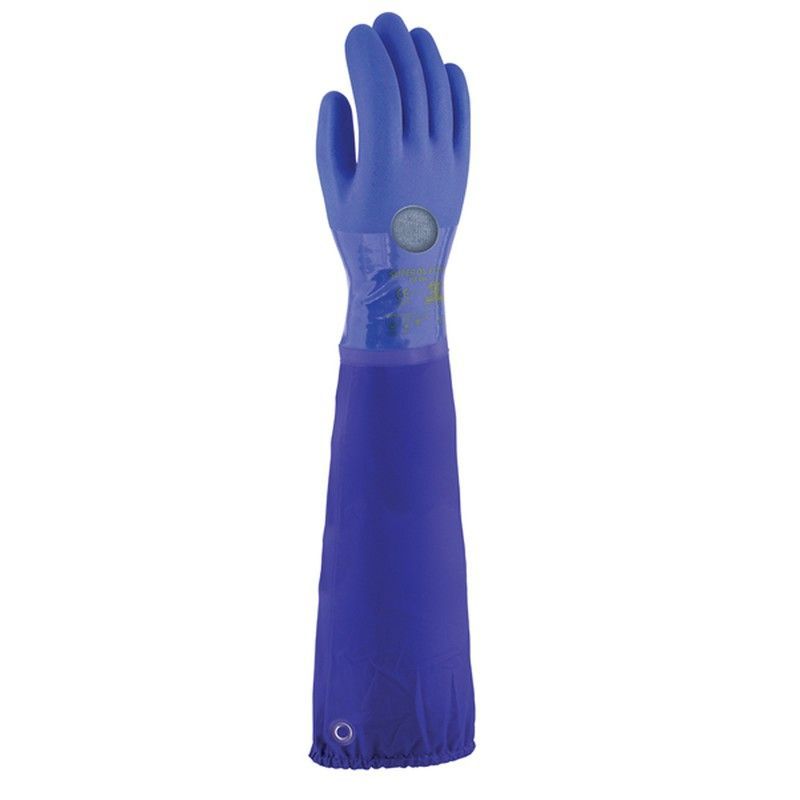 [12 pares] Guantes de PVC sin costuras muy largos