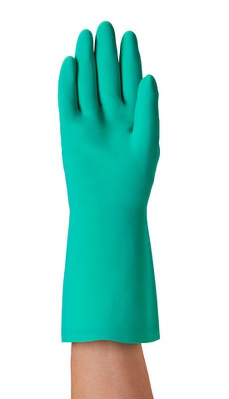 [12 pares] Guantes flocados para productos químicos