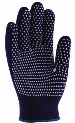 12 pares - Guantes textiles anti-frío con motas PVC