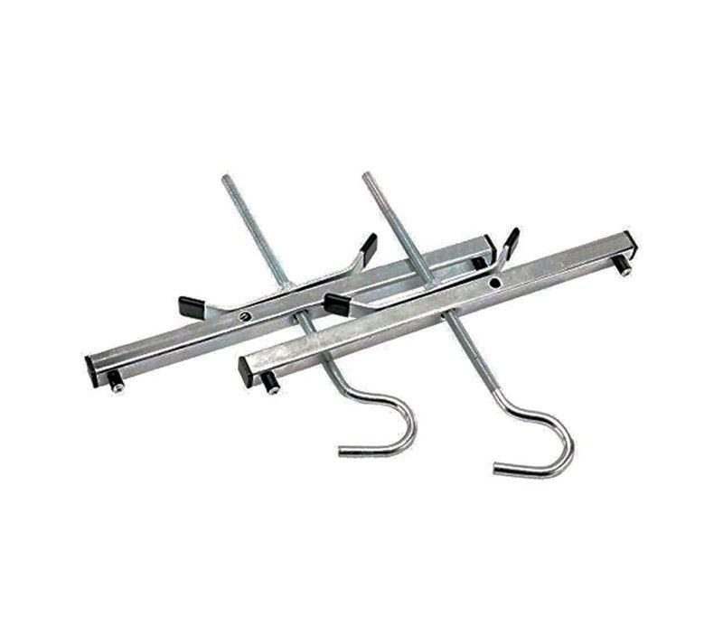 ***2 FIJACIONES PORTANTE PARA ESCALERAS EN BARRAS O PORTAEQUIPAJES