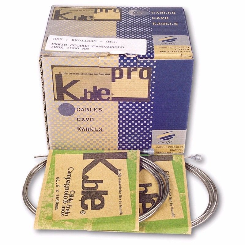 20 cables freno inoxidable carretera campagnolo 1.5 x 1600