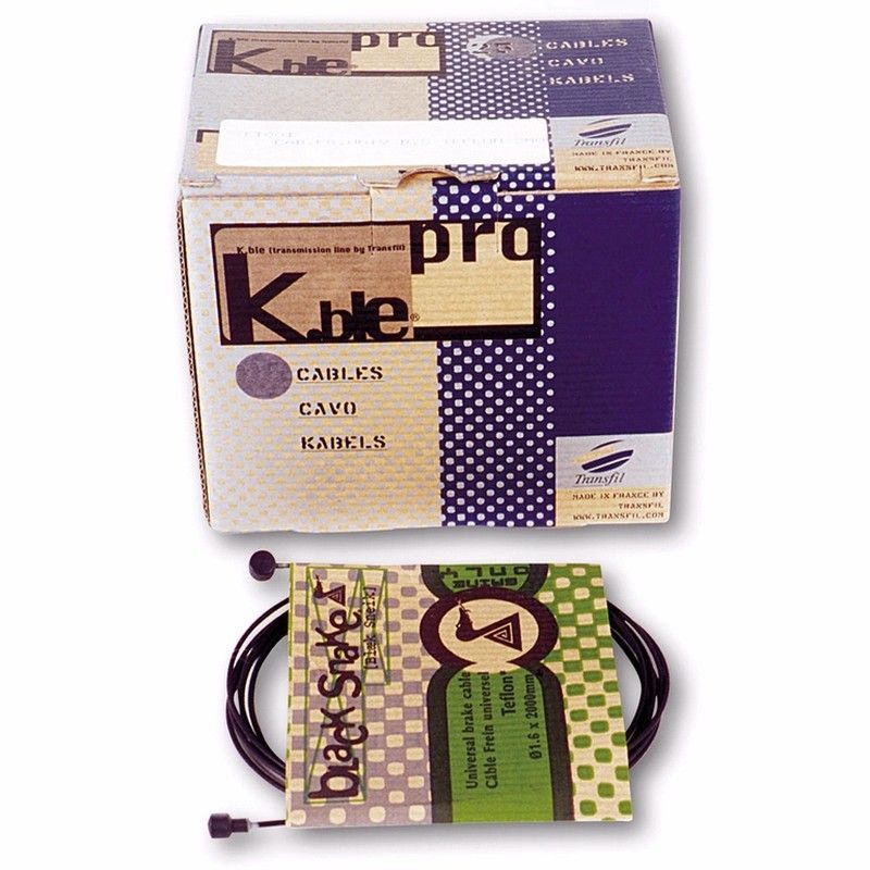 20 cables freno universal teflon 1.5x2000 mm