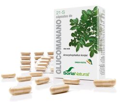 21-S Glucomanano S Xxi Liberación Prolongada 400mg 60 Cápsulas Soria Natural