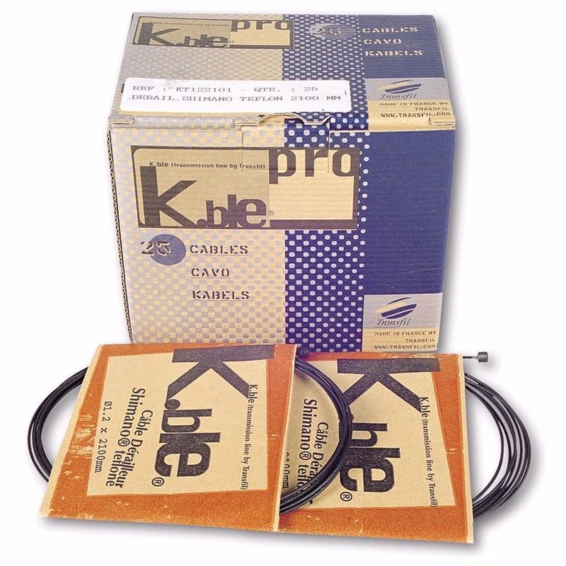 25 cables cambio teflon 1.2x2270 mm