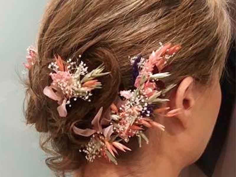 3 Pin Flores Rosas y Lavanda