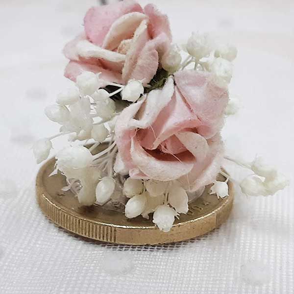 3 Pin Pelo Capullito Rosa