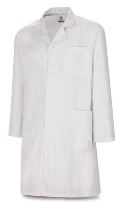 388-BAUB BATA UNISEX TERGAL BLANCA DE 200 G.