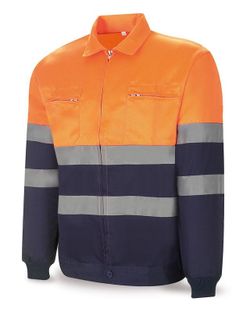 388-CFN/A CAZADORA ALTA VISIBILIDAD AZUL NARANJA