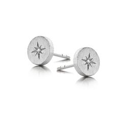 4291 Pendientes círculos brillantes plata