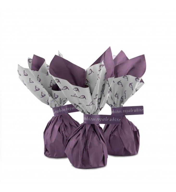 6 rabitos royale white - chocolate blanco y fresa rabitos royale