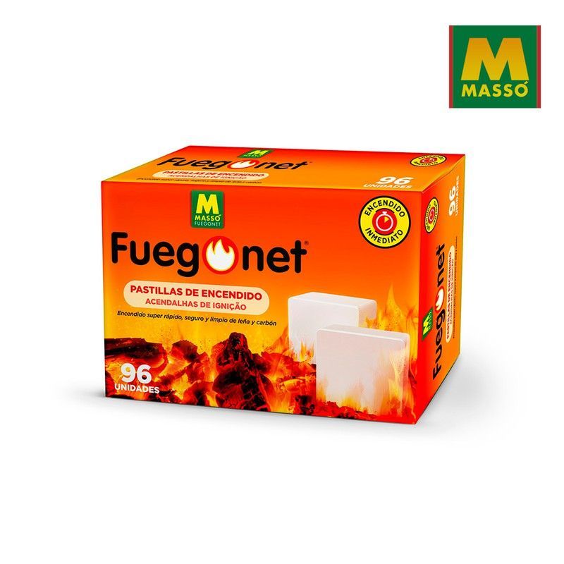 96 pastillas encendido fuegonet massó