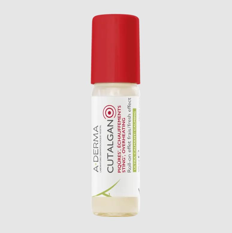 A-Derma Cutalgan Roll-On Calmante Efecto Refrescante Piel Irritada 10 ml