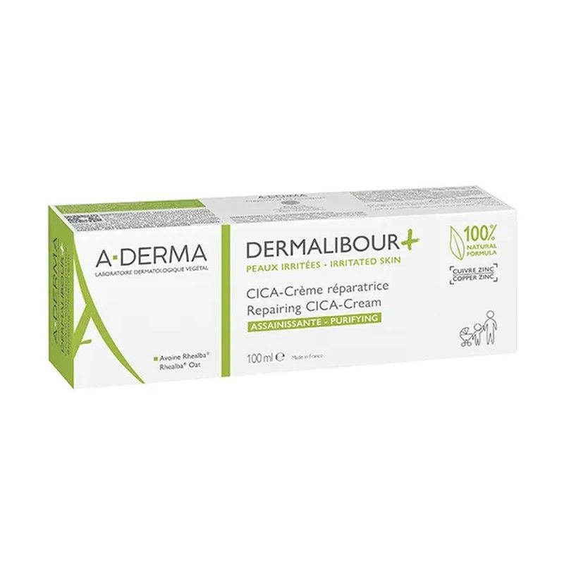 A-Derma DERMALIBOUR+ CICA-Crema Reparadora Purificante 100 ml