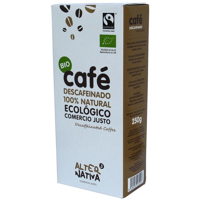 A3 Cafe Descafeinat 250gr Bio S/G