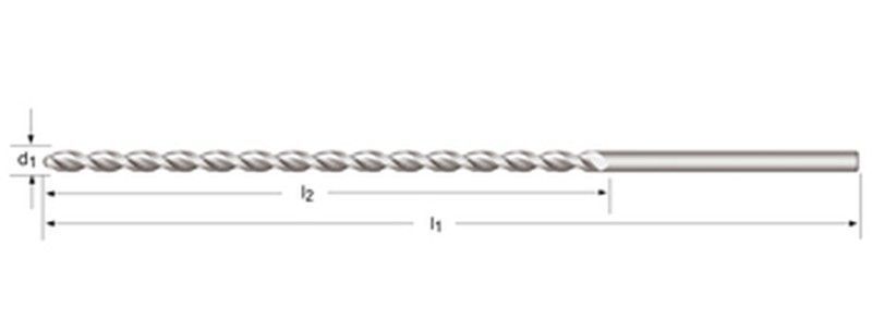 A977 - dormer hss-e brillante pfx 130°  broca pfx extra larga xl din 1869 / 2
