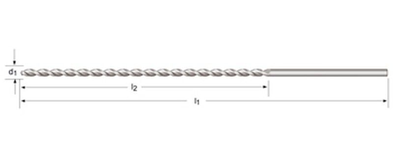 A978 - dormer hss-e brillante pfx 130°  broca pfx extra larga xl din 1869 / 3