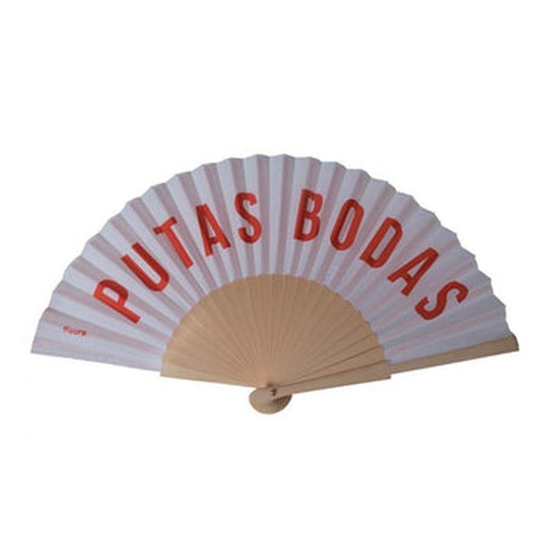 Abanico Putas Bodas - Español Fisura Ideal Regalo