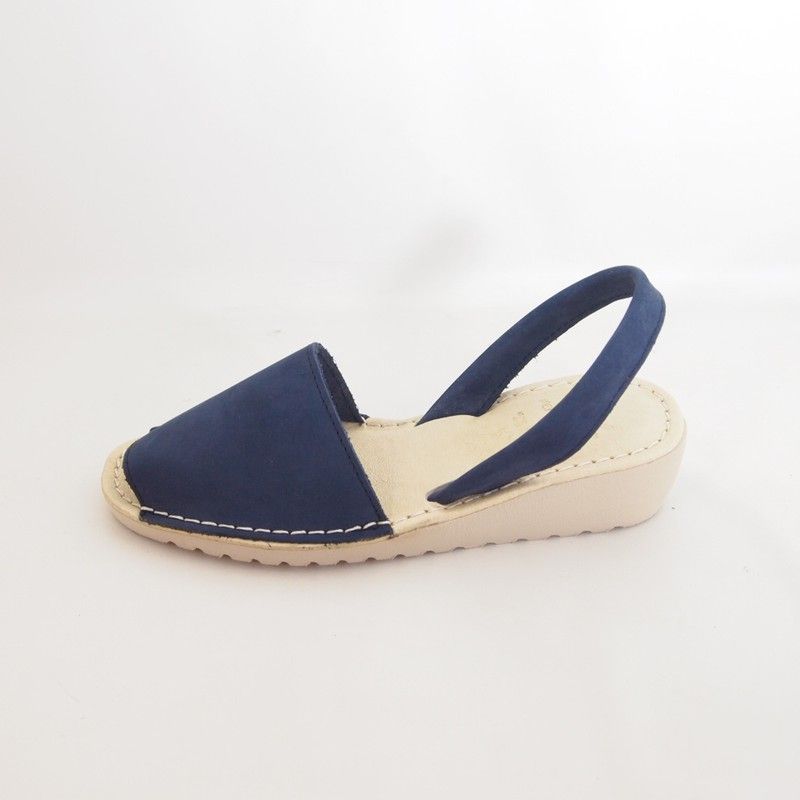 Abarcas con cuña 19350 Azul