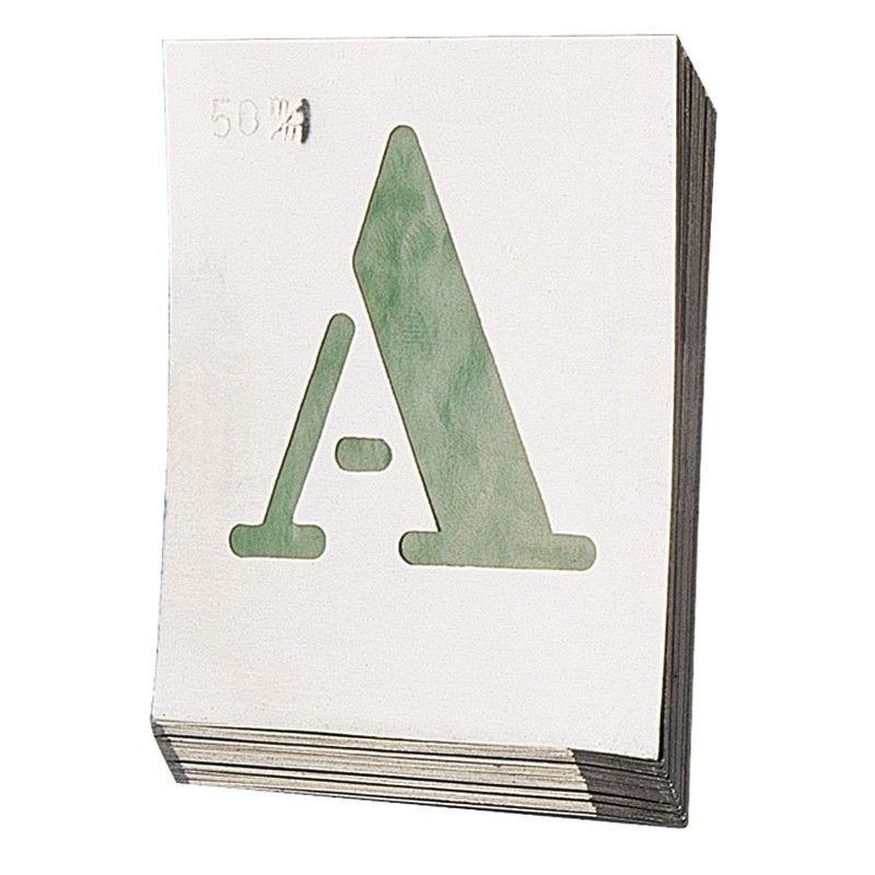 Abecedario Egypt Aluminio Rotular 100mm