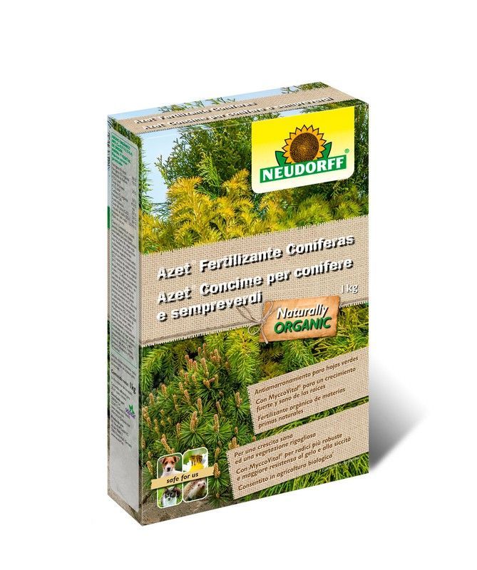 Abono ecológico sólido para coníferas, fertilizante