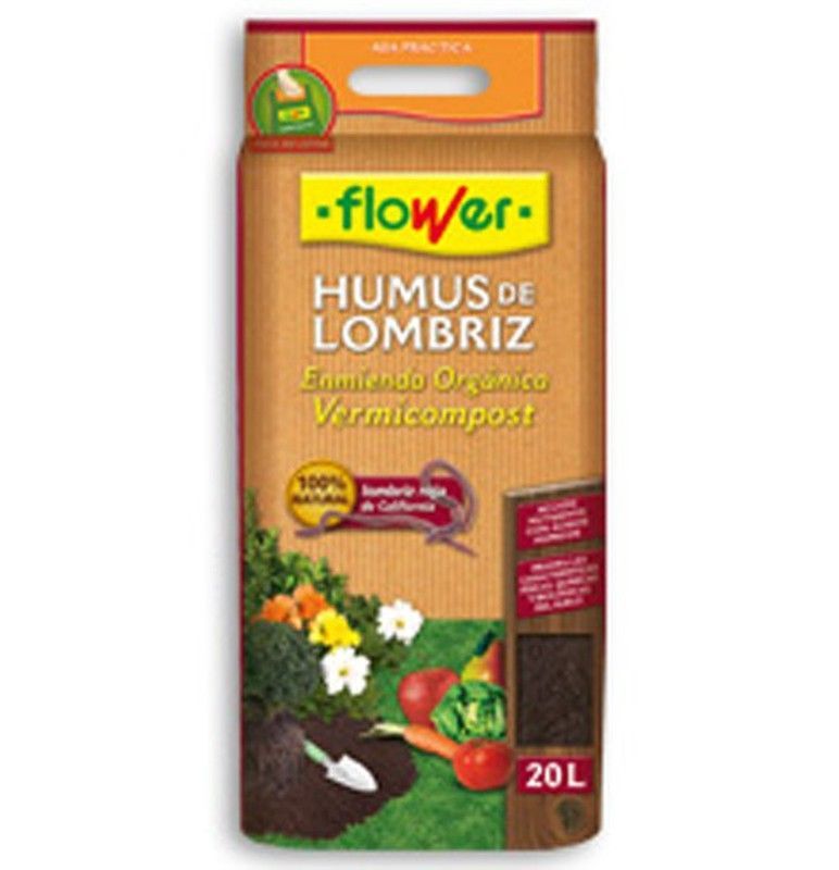 Abono Humus de lombriz 20L Flower