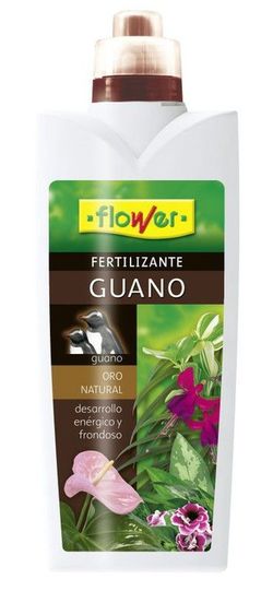 Abono lÃ­quido orgÃ¡nico con guano de Flower - envase 1 lt