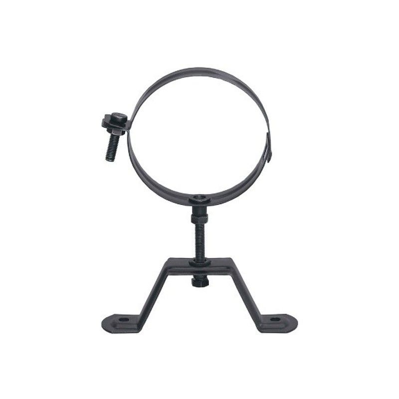 Abrazadera estufa pellet negro Practic