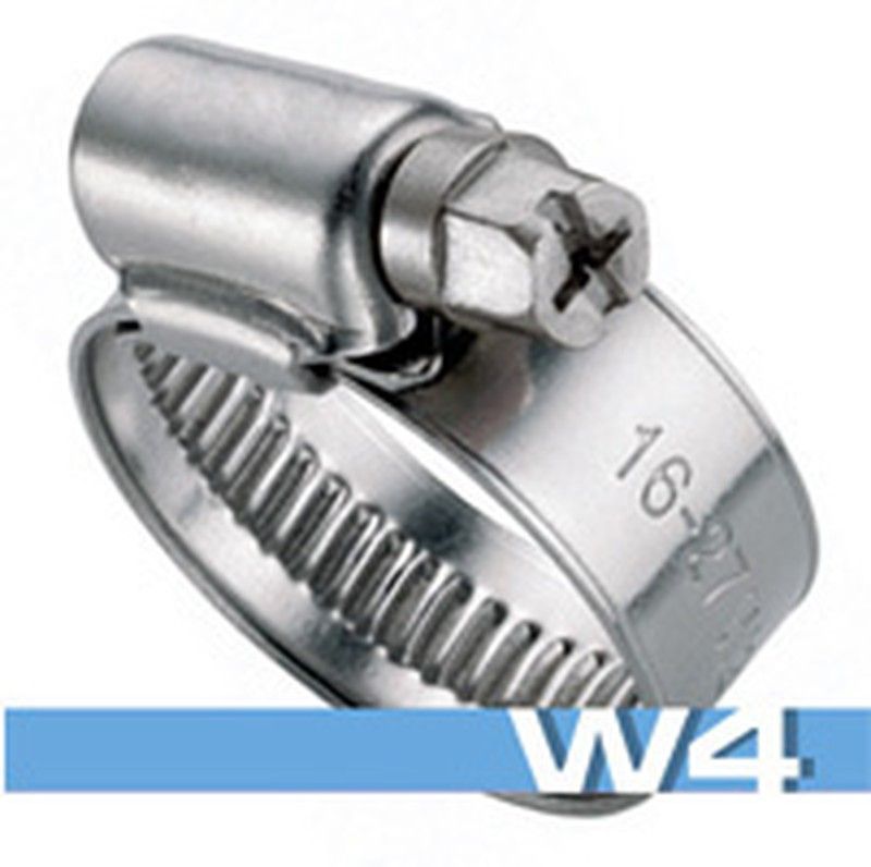Abrazadera Sin Fin Serie Pesada W4 12mm Inoxidable A-2