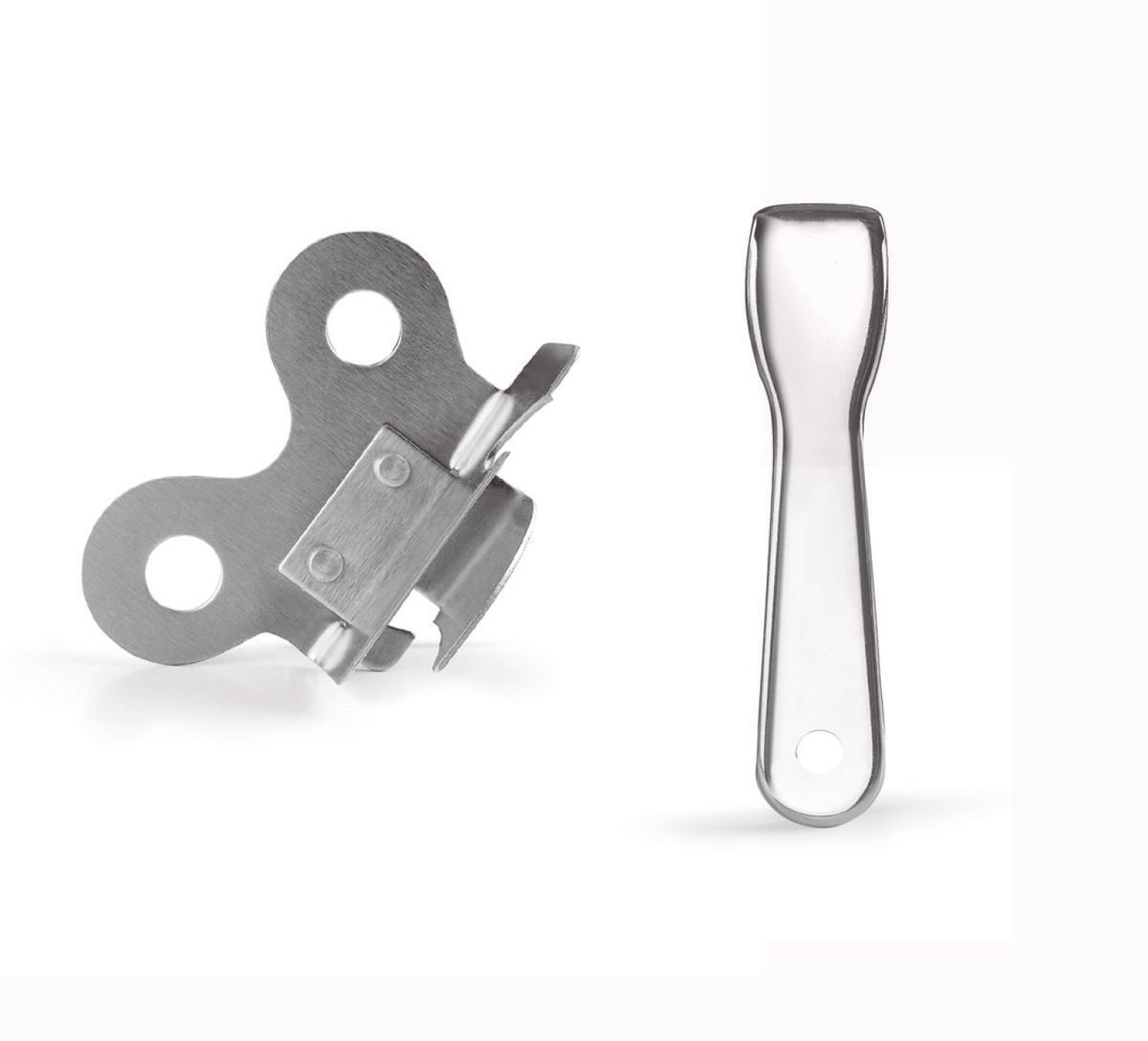 Abrelatas Mariposa+Descapsulador Niquel